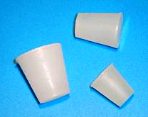 Silicone Rubber Conical Stopper, 25-32mm, bag of 10pcs