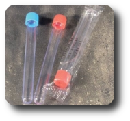 Test tube 20ml 16x150, PS, Screw cap, Sterile pack 100 - 500un