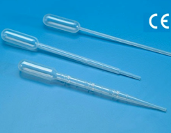 Pasteur pipettes Sterile pack 5, 3ml  - box 2.000uni